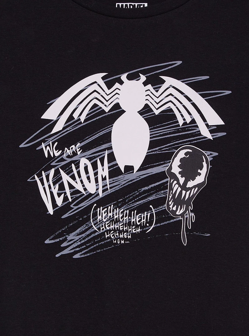 Marvel Venom Icons Cropped Women's Baby Tee - BoxLunch Exclusive