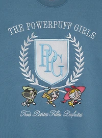 The Powerpuff Girls Paris Embroidered Women's Crewneck — BoxLunch Exclusive