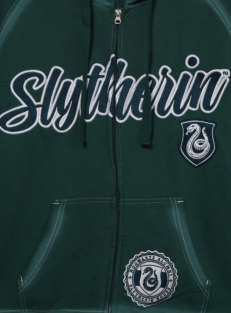 Harry Potter Slytherin Women's Zippered Hoodie