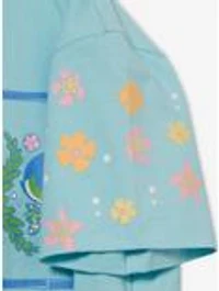 The Powerpuff Girls Trio Hibiscus Flowers Women's Cropped T-Shirt — BoxLunch Exclusive