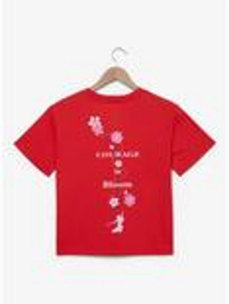 Disney Mulan Rhinestone Women's Cropped T-Shirt - BoxLunch Exclusive