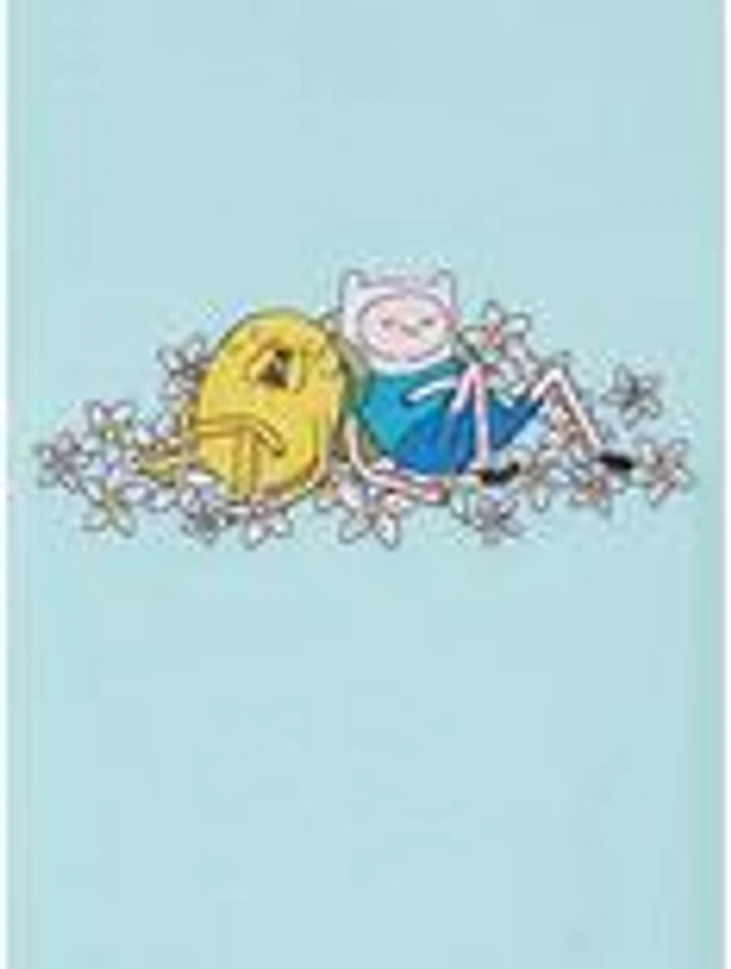 Adventure Time Finn & Jake Floral Women's Cropped T-Shirt - BoxLunch Exclusive