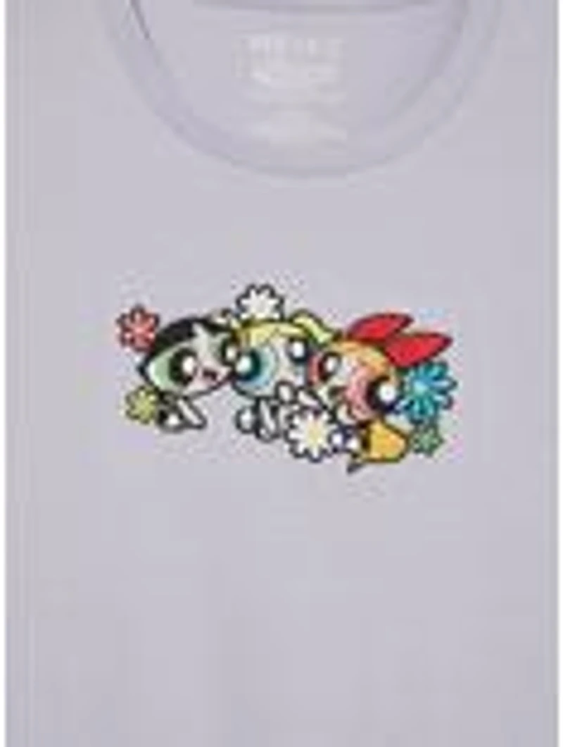 The Powerpuff Girls Floral Group Portrait Women's T-Shirt - BoxLunch Exclusive