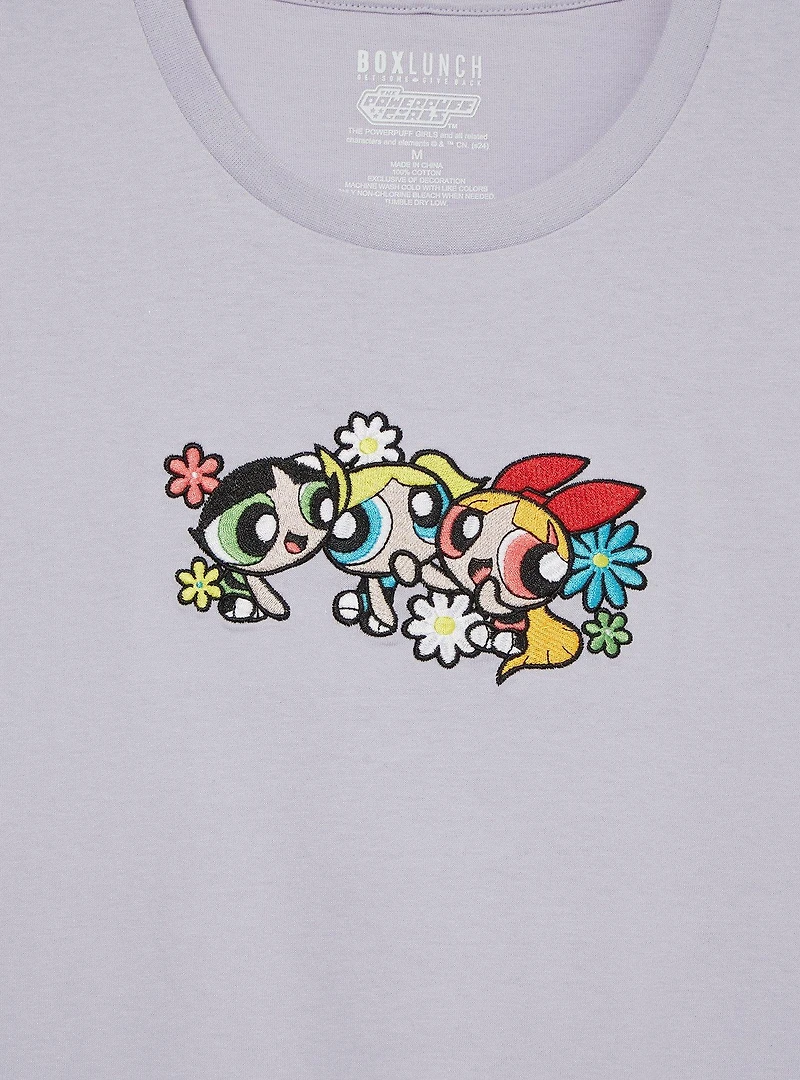 The Powerpuff Girls Floral Group Portrait Women's T-Shirt - BoxLunch Exclusive
