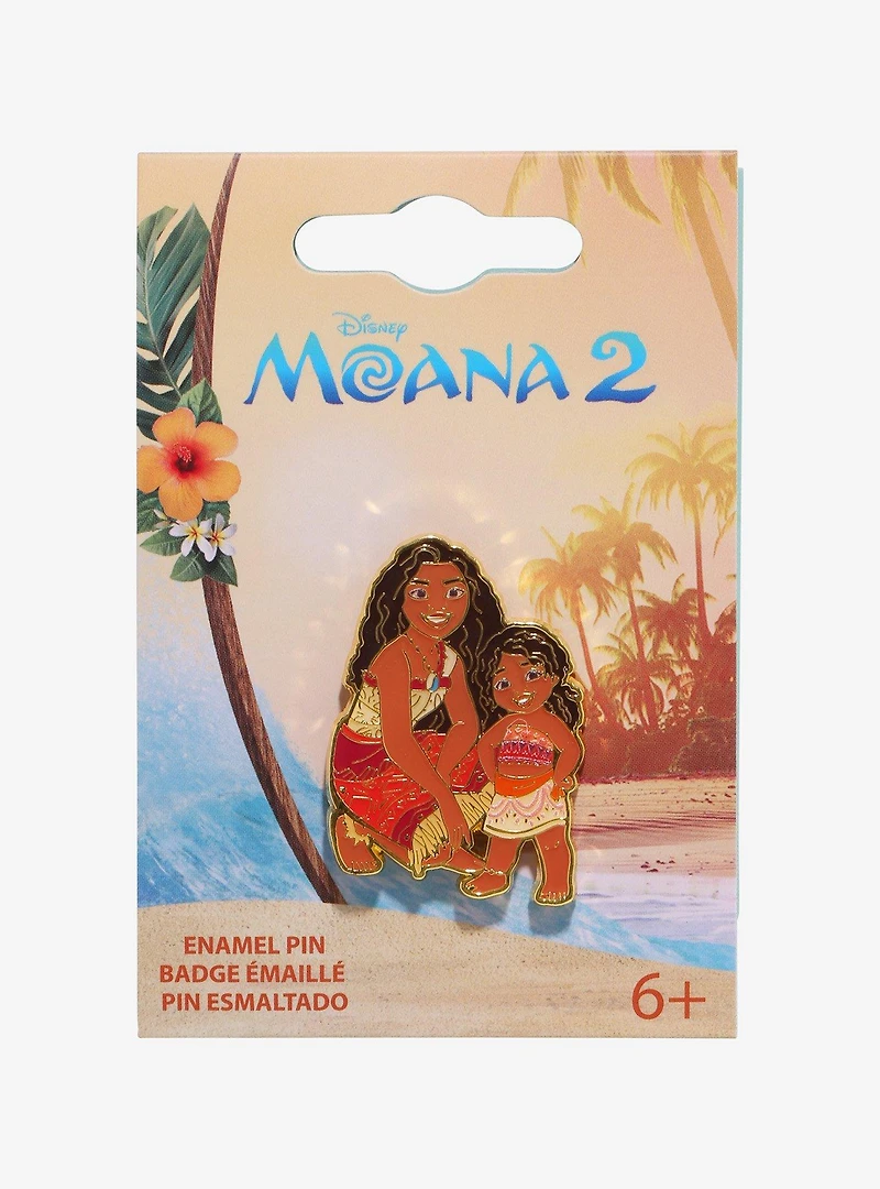 Loungefly Disney Moana 2 Moana & Simea Enamel Pin - BoxLunch Exclusive