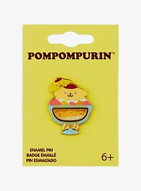 Loungefly Sanrio Pompompurin Ice Cream Sundae Glitter Enamel Pin — BoxLunch Exclusive