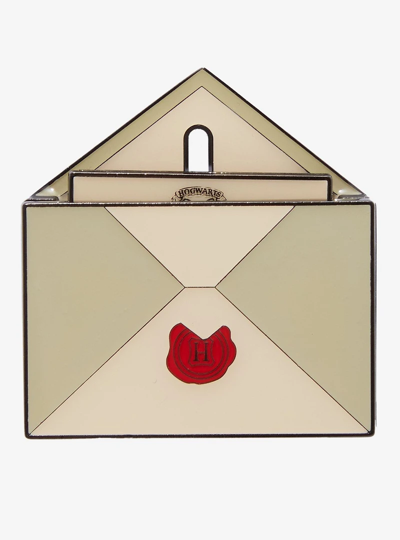 Loungefly Harry Potter Hogwarts Acceptance Letter Sliding Enamel Pin — BoxLunch Exclusive