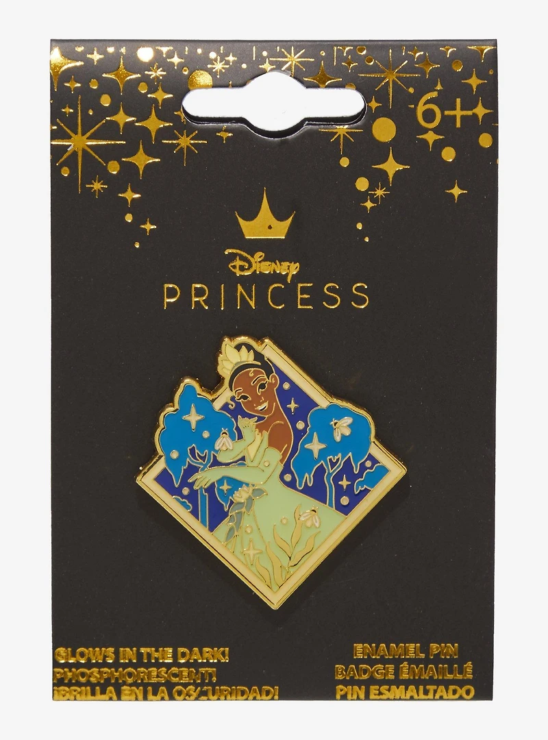 Loungefly Disney The Princess and the Frog Tiana Frame Glow-in-the-Dark Enamel Pin - BoxLunch Exclusive
