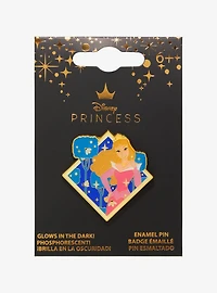 Loungefly Disney Sleeping Beauty Aurora Frame Glow-in-the-Dark Enamel Pin