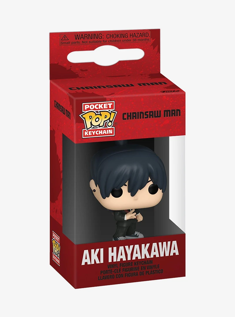 Funko Pocket Pop! Chainsaw Man Aki Hayakawa Vinyl Keychain