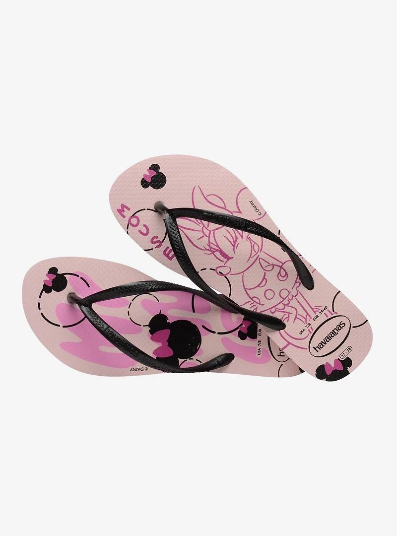 Havaianas Disney Minnie Mouse Tonal Portrait Women's Sandals