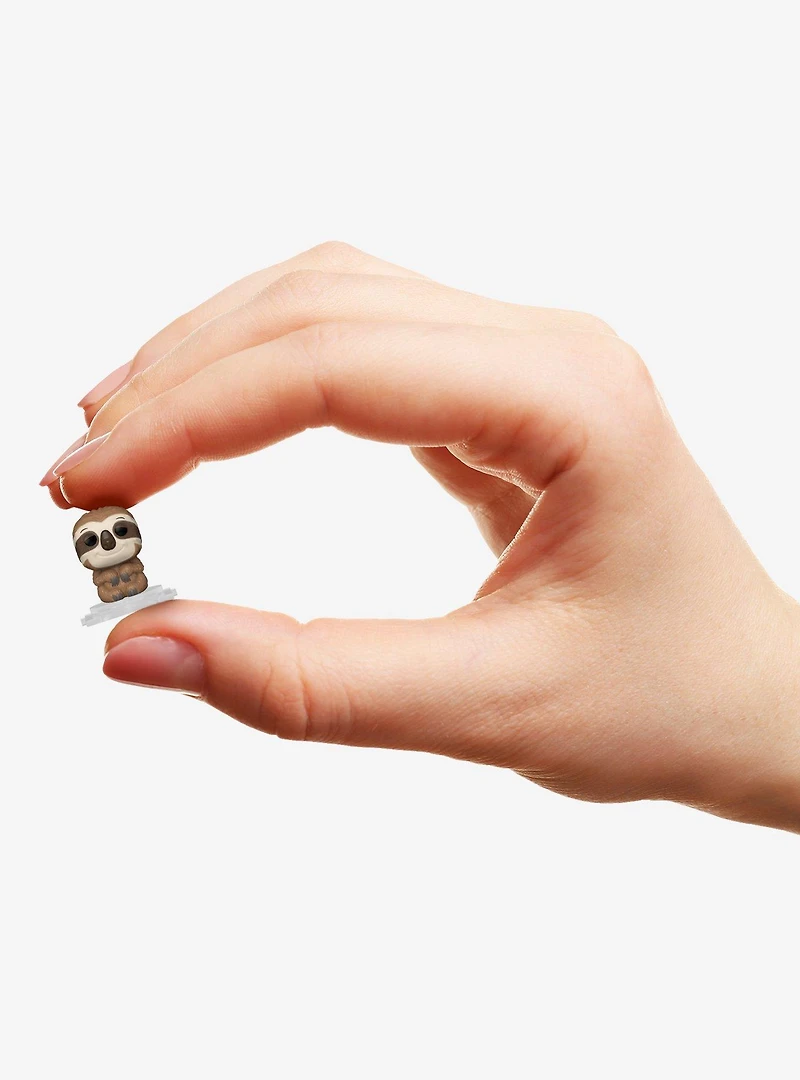 Funko Bitty Pop! Accessories Sloth Mini Figure and Pin Case Set
