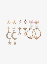 Pretty Guardian Sailor Moon Celestial Icons Earring Set - BoxLunch Exclusive