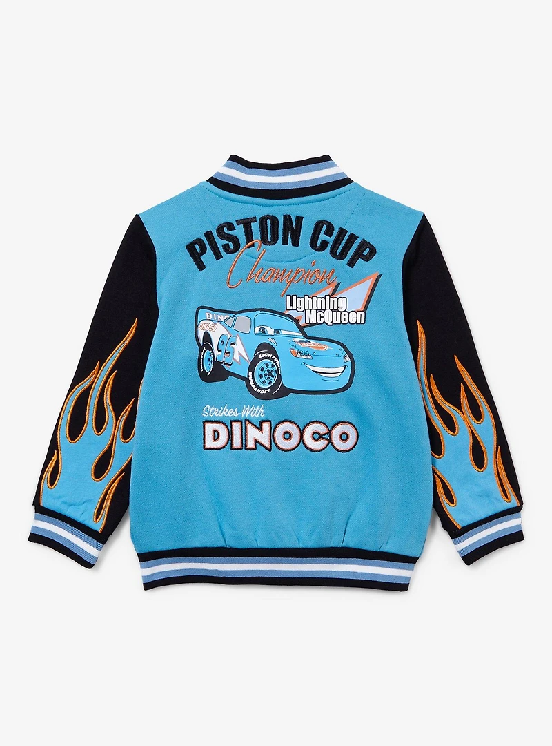Disney Pixar Cars Lightning McQueen Dinoco Toddler Varsity Jacket - BoxLunch Exclusive