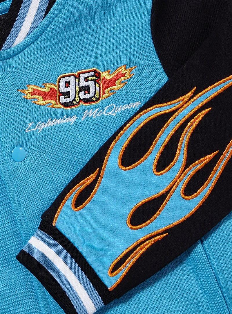 Disney Pixar Cars Lightning McQueen Dinoco Toddler Varsity Jacket - BoxLunch Exclusive
