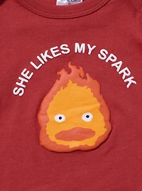 Studio Ghibli Howl's Moving Castle Calcifer Infant One-Piece & Pants Set - BoxLunch Exclusive