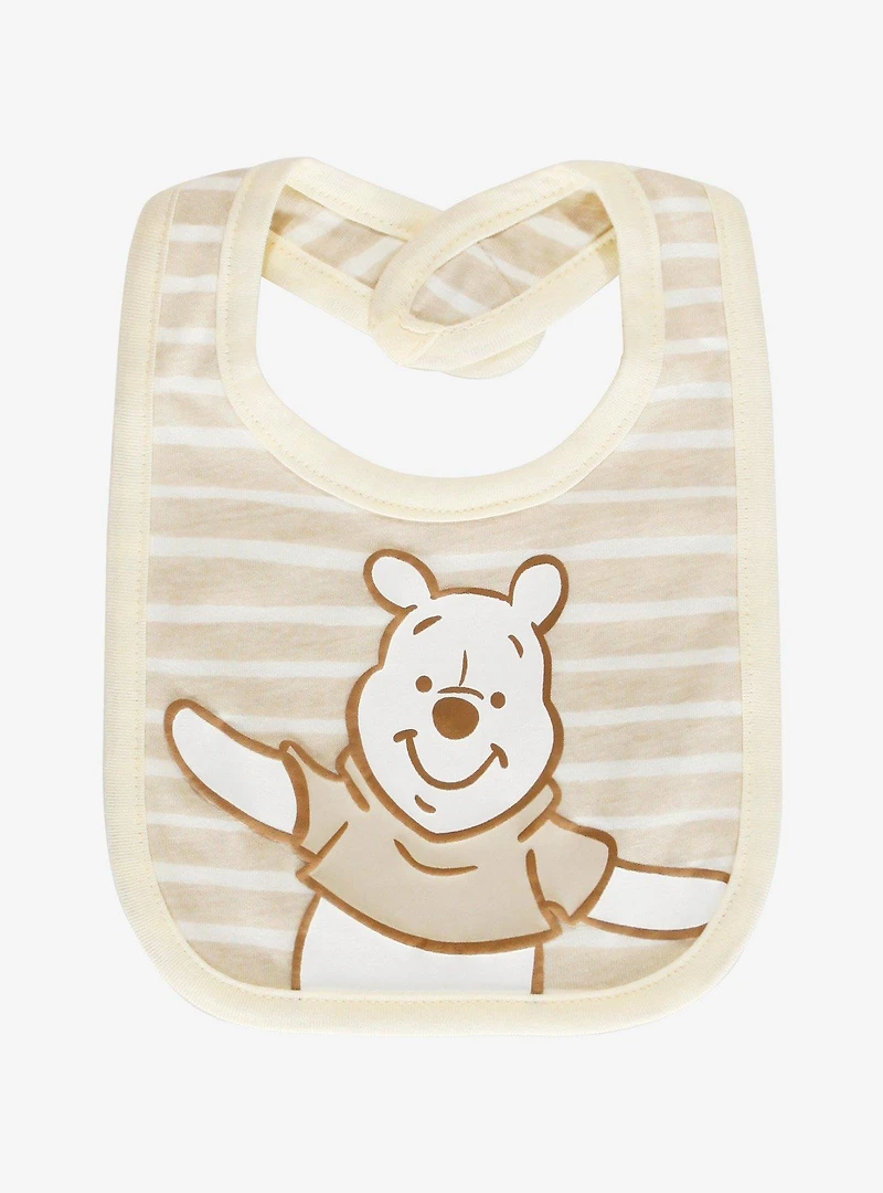 Disney Winnie the Pooh Pooh Bear and Friends Neutral Bib Set