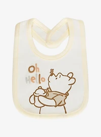 Disney Winnie the Pooh Pooh Bear and Friends Neutral Bib Set