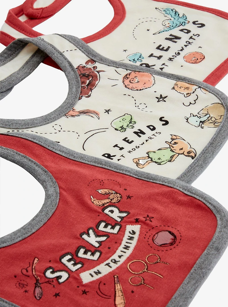 Harry Potter Friends at Hogwarts Chibi Infant Bib Set