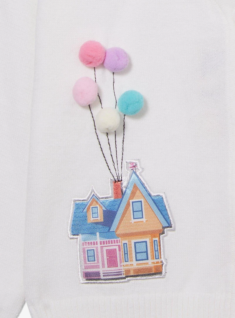 Disney Pixar Up Balloon House Pom Toddler Cardigan