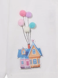 Disney Pixar Up Balloon House Pom Toddler Cardigan