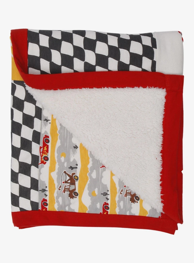 Disney Pixar Cars Chibi Characters Quilted Baby Blanket