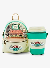 Loungefly Friends Central Perk Coffee Cup Figural Crossbody Bag