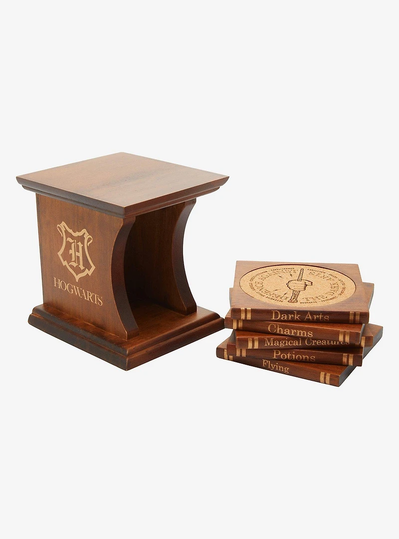 Harry Potter Hogwarts Bookshelf Coaster Set — BoxLunch Exclusive