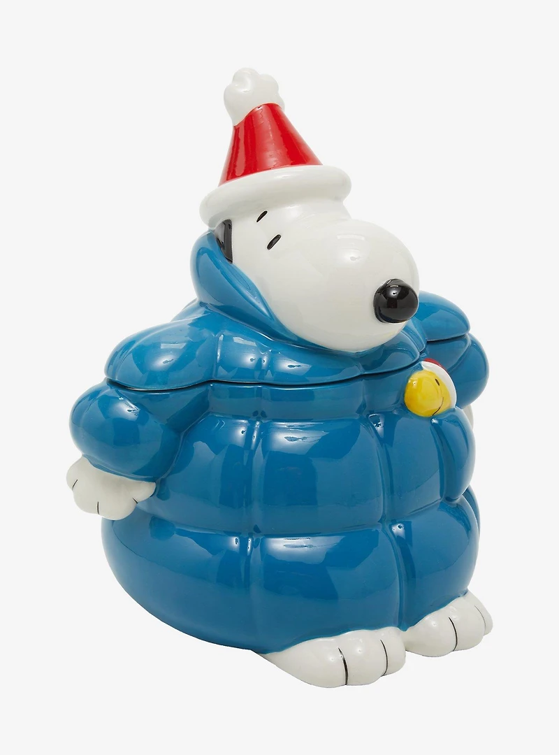 Peanuts Snoopy Puffer Jacket Cookie Jar