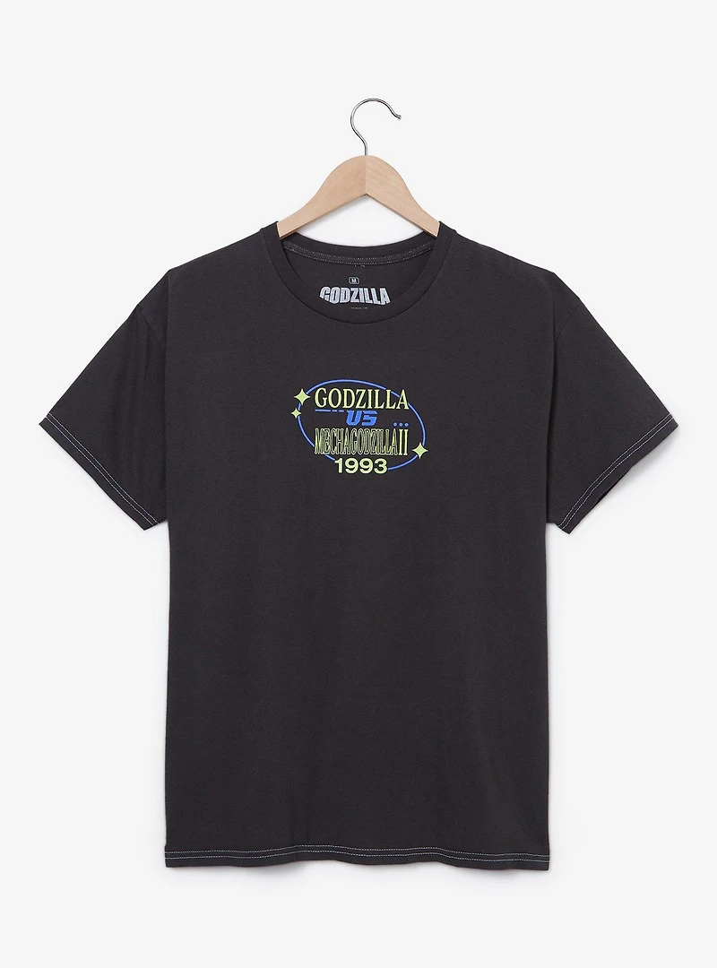 Godzilla vs Mechagodzilla Vaporwave T-Shirt — BoxLunch Exclusive