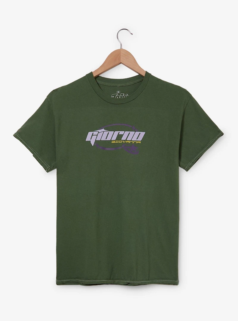 JoJo's Bizarre Adventure Giorno Vaporwave Portrait T-Shirt - BoxLunch Exclusive