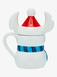 Disney Lilo & Stitch Snowman Stitch Mug with Lid