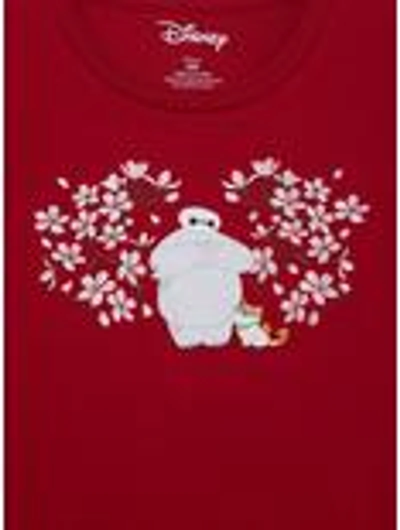 Disney Big Hero 6 Baymax Cherry Blossom Women's T-Shirt - BoxLunch Exclusive