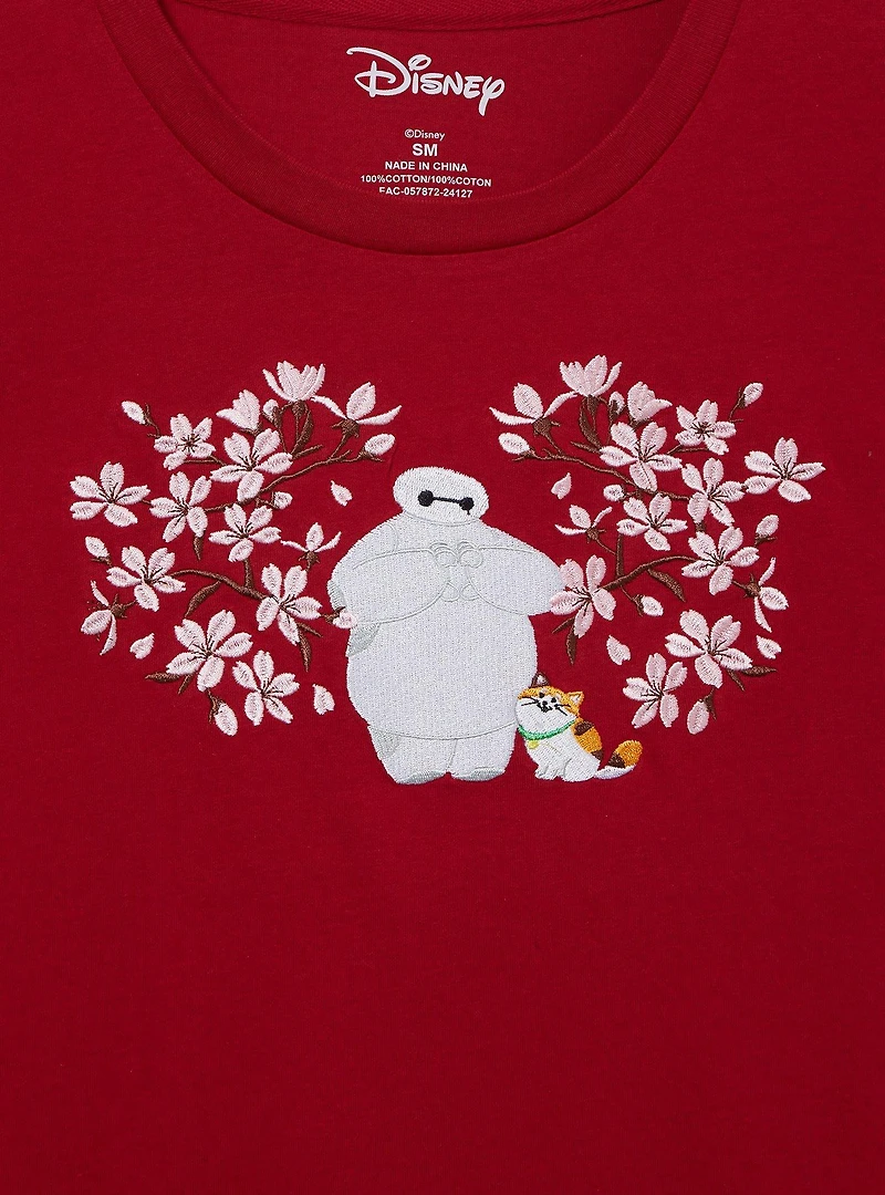 Disney Big Hero 6 Baymax Cherry Blossom Women's T-Shirt - BoxLunch Exclusive