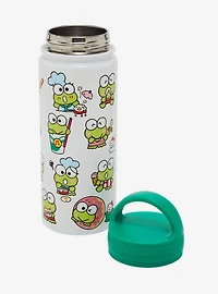 Sanrio Keroppi Snacks Loop Lid Water Bottle