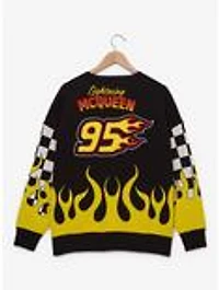 Disney Pixar Cars Lightning McQueen Flaming Checkered Women's Plus Cardigan — BoxLunch Exclusive