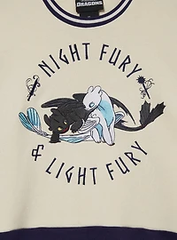 DreamWorks How To Train Your Dragon Toothless & Light Fury Panel Crewneck - BoxLunch Exclusive