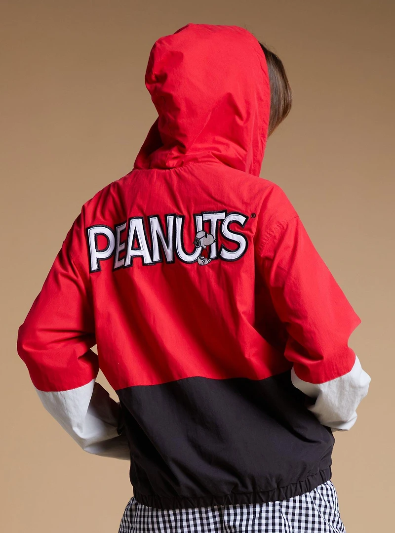 Peanuts Snoopy Joe Cool Color Block Windbreaker - BoxLunch Exclusive