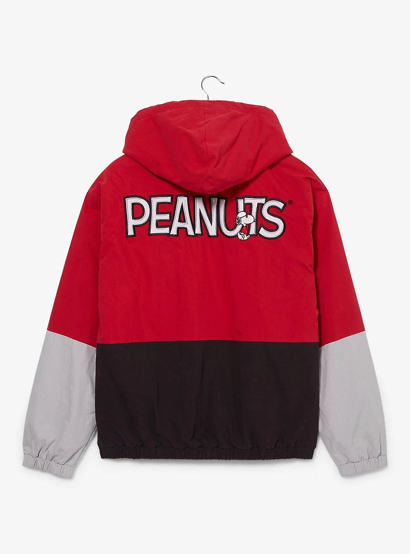 Peanuts Snoopy Joe Cool Color Block Windbreaker - BoxLunch Exclusive