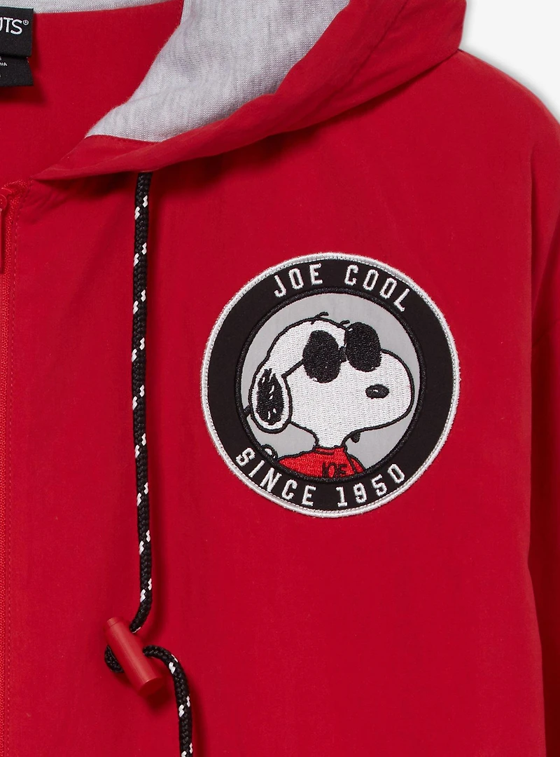 Peanuts Snoopy Joe Cool Color Block Windbreaker - BoxLunch Exclusive