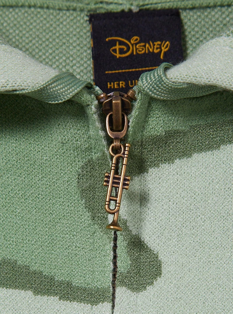 Her Universe Disney The Princess and Frog Tiana Wave Knit Women's Plus Zip Hoodie - BoxLunch Exclusive