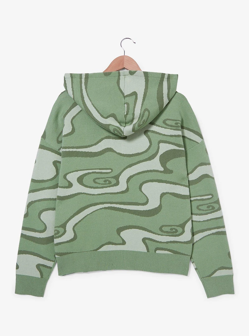 Her Universe Disney The Princess and Frog Tiana Wave Knit Women's Plus Zip Hoodie - BoxLunch Exclusive