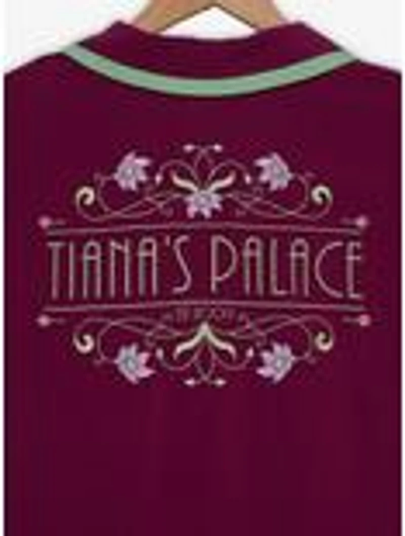 Disney the Princess and Frog Tiana's Palace Women's Plus Cropped Woven Button-Up — BoxLunch Exclusive