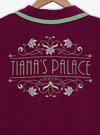 Disney the Princess and Frog Tiana's Palace Women's Plus Cropped Woven Button-Up — BoxLunch Exclusive