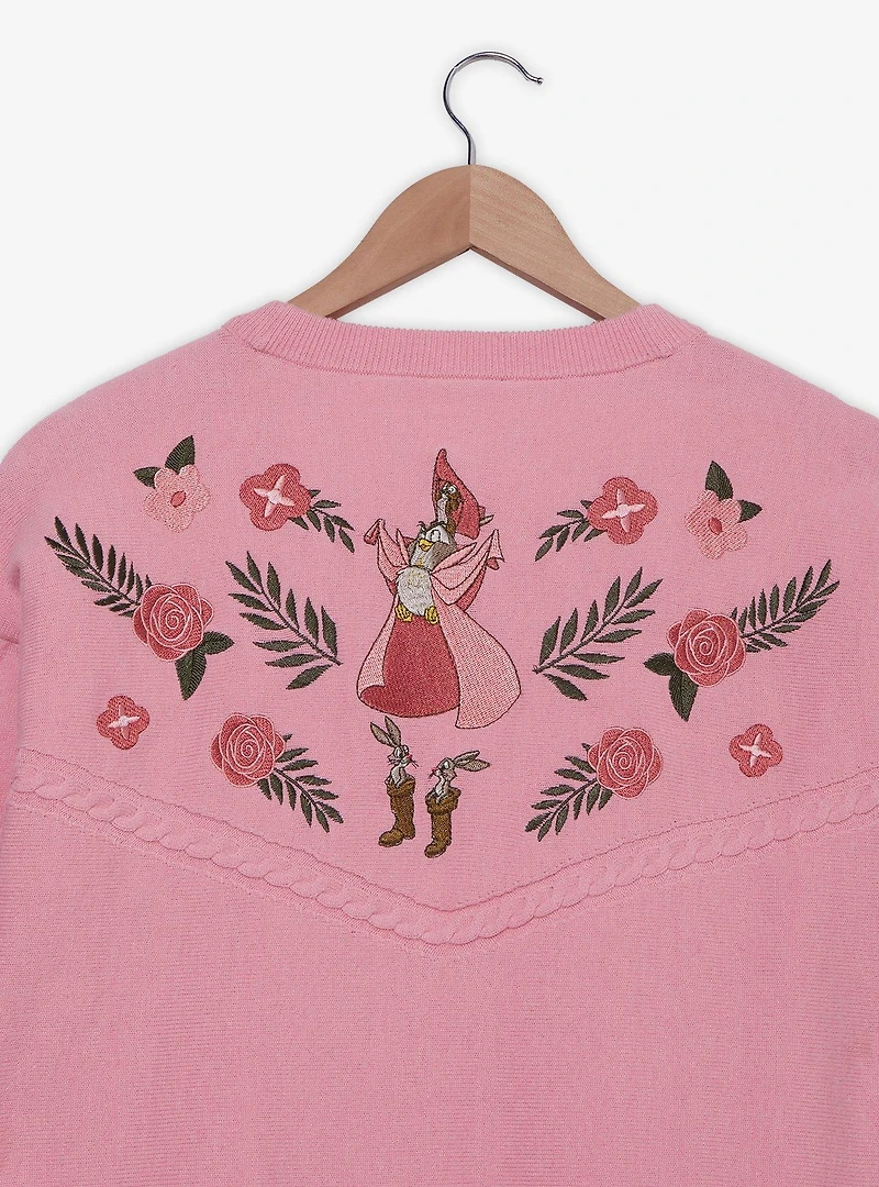 Disney Sleeping Beauty Woodland Critters Women's Plus Cardigan — BoxLunch Exclusive