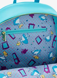 Loungefly Disney Alice in Wonderland Rabbit Hole Lenticular Mini Backpack — BoxLunch Exclusive