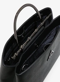 Loungefly Harry Potter Deathly Hallows Elder Wand Black (New Pebble Texture) Handbag - BoxLunch Exclusive