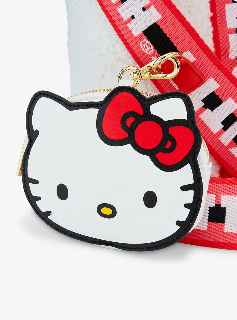 Loungefly Sanrio Hello Kitty Sherpa Tote with Coin Purse - BoxLunch Exclusive