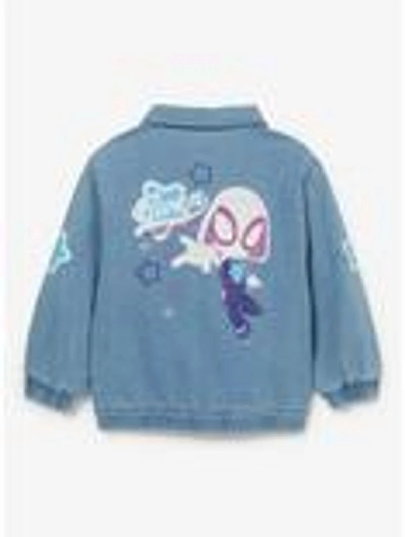 Marvel Spidey and His Amazing Friends Ghost-Spider Toddler Denim Jacket - BoxLunch Exclusive