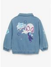 Marvel Spidey and His Amazing Friends Ghost-Spider Toddler Denim Jacket - BoxLunch Exclusive